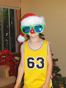 zach in silly glasses